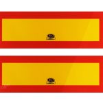 Placute reflectorizante pentru camioane 10x30 cm