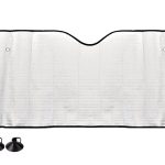 Parasolar parbriz argintiu din spuma EPE 145x70 cm