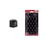 Set capace prezoane 17 mm, culoare Negru