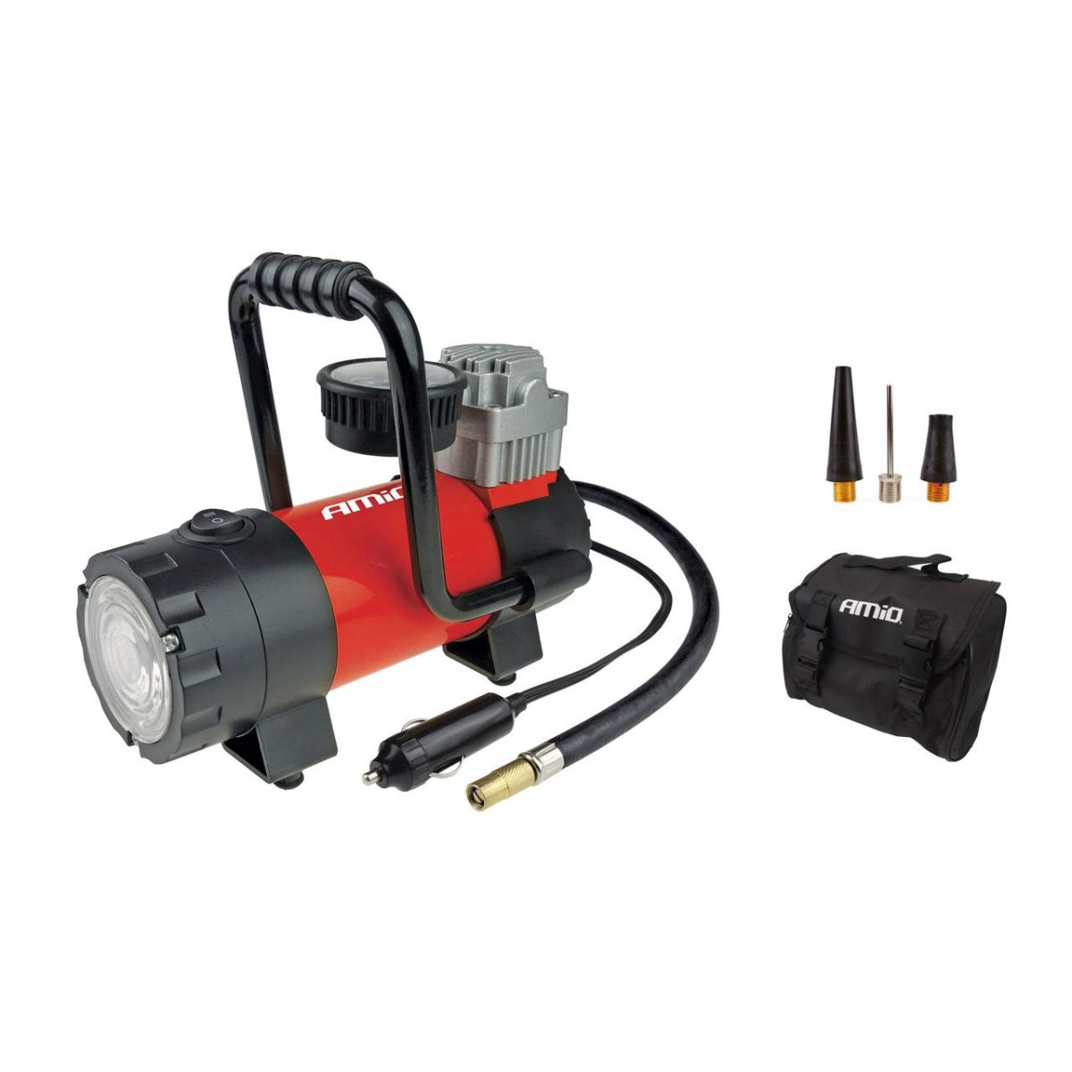 Compresor Auto 12V Hq Led Acomp-06