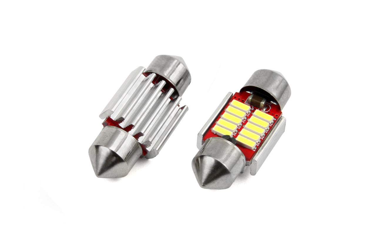1_rgut-x5-2.jpg Set becuri auto cu LED CANBUS sofit compatibil C5W 10 SMD 31mm Alb 12/24V, destinat competitiilor auto sau off-road - imagine 1