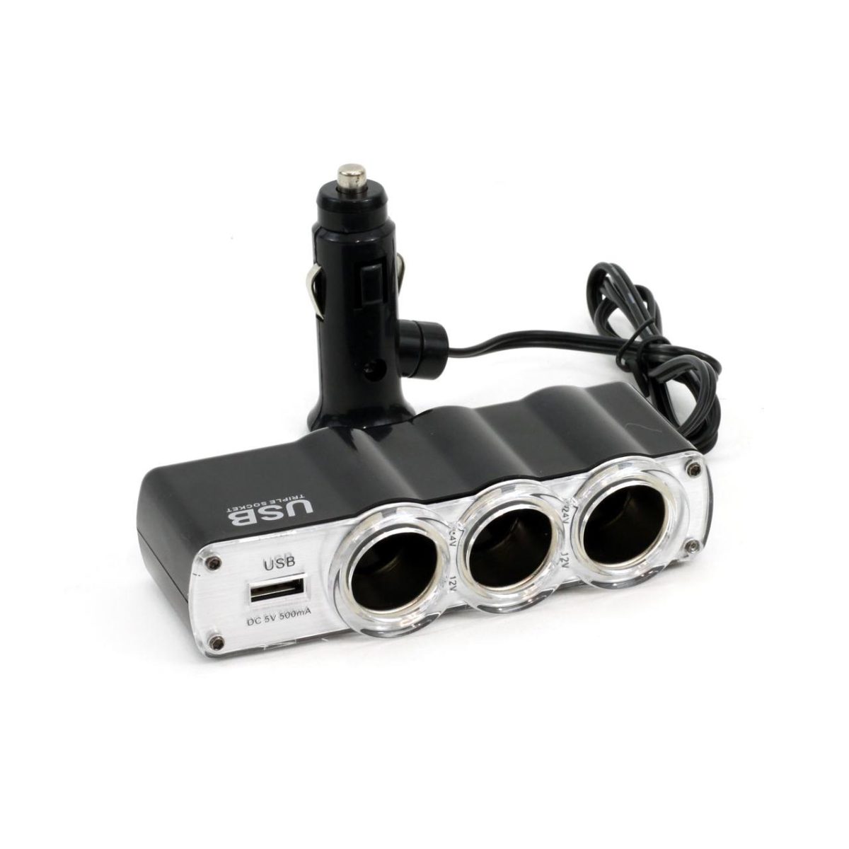Splitter Bricheta Auto Soc4 3 Plus 1 Usb