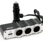 Splitter bricheta auto SOC4 3 plus 1 USB