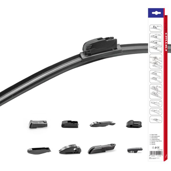 Stergator parbriz FLAT cu 8 adaptoare 23"(580mm) Multiconnect