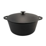 Oala de fonta cu capac
