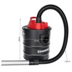 Aspirator cenusa, 1200 W, cu functie suflare, filtru Hepa si textil, 15 L, Kaminer