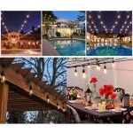 Ghirlanda tip sirag de becuri, LED, 220-240V, IP44, 6 cm, 4.65 m