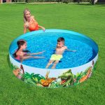 Piscina perete rigid, pentru copii, rotunda, PVC, 183×38 cm, Bestway Odyssey