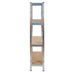 Raft depozitare, metalic, 4 polite, 175 kg, 75x30x150 cm, Malatec