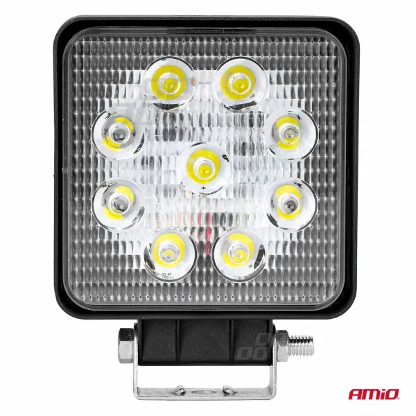 Proiector LED pentru Off-Road, ATV, SSV, culoare 6500K, LED FLOOD,, tensiune 9 - 36V, dimensiune, 110 x 110 mm
