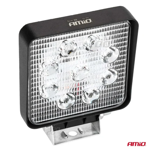 Proiector LED pentru Off-Road, ATV, SSV, culoare 6500K, LED FLOOD,, tensiune 9 - 36V, dimensiune, 110 x 110 mm