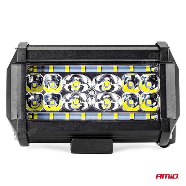 Proiector LED pentru Off-Road, ATV, SSV, culoare 6500K, 28 LED-uri, tensiune 9 - 36V, dimensiune 136 x 80 mm