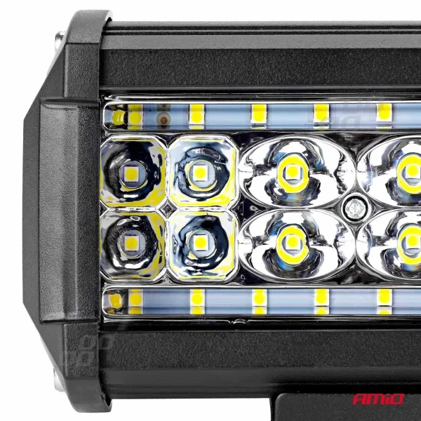 Proiector LED pentru Off-Road, ATV, SSV, culoare 6500K, 28 LED-uri, tensiune 9 - 36V, dimensiune 136 x 80 mm