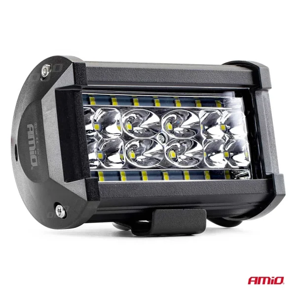 Proiector LED pentru Off-Road, ATV, SSV, culoare 6500K, 28 LED-uri, tensiune 9 - 36V, dimensiune 136 x 80 mm