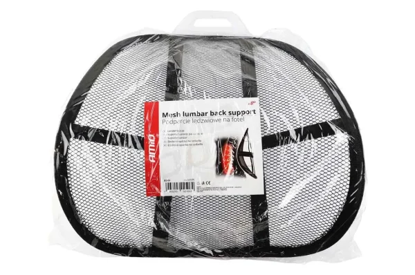 Pernita scaun cu suport lombar pentru corectare postura, culoare Neagra