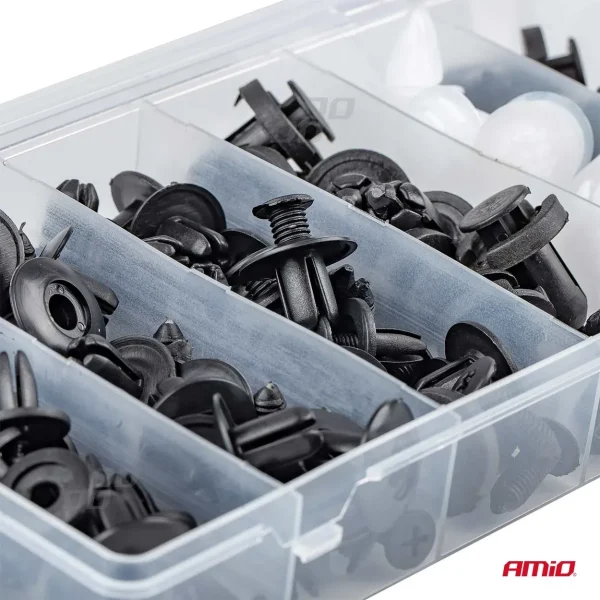 Set cleme - clipsuri reconditionare auto, 100 piese, diferite modele