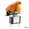 Comutator iluminat (intrerupator) cu protectie, destinatie auto, moto, ATV, SSV, Off-Road, model "TOP GUN", tensiune 12V - 24V, culoare Orange