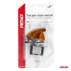 Comutator iluminat (intrerupator) cu protectie, destinatie auto, moto, ATV, SSV, Off-Road, model "TOP GUN", tensiune 12V - 24V, culoare Orange