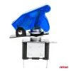 Comutator iluminat (intrerupator) cu protectie, destinatie auto, moto, ATV, SSV, Off-Road, model "TOP GUN", tensiune 12V - 24V, culoare Albastra