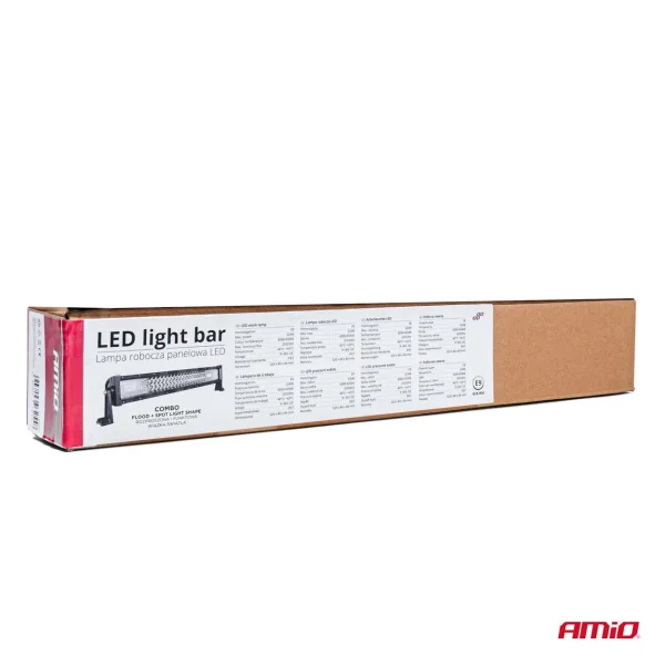 Proiector LED BAR model "CURBAT" pentru Off-Road, ATV, SSV, putere 324 W, culoare 6500K, tensiune 9-36V, dimensiuni 520 x 80 x 84 mm