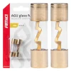 Set 2 sigurante din sticla tip AGU, contacte aurite, 80A