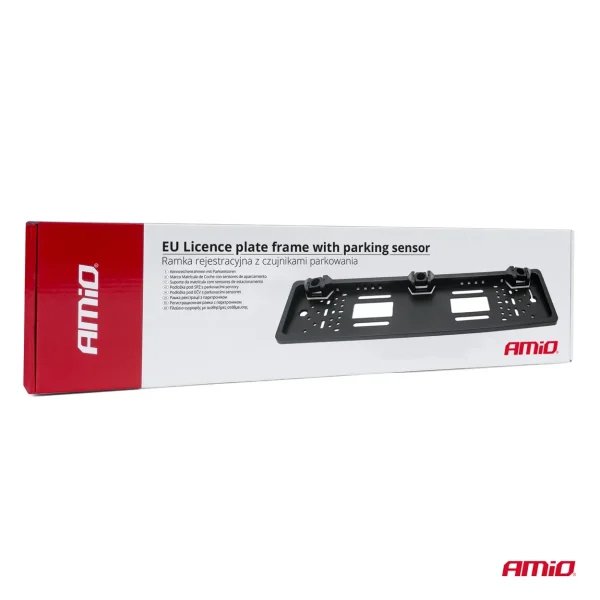 Suport numar inmatriculare cu 3 senzori de parcare si semnal acustic incorporat