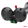 Claxon Camion de tip "goarna", dublu, bitonal, finisaj cromat, alimentare 12V - 24V, 118 dB