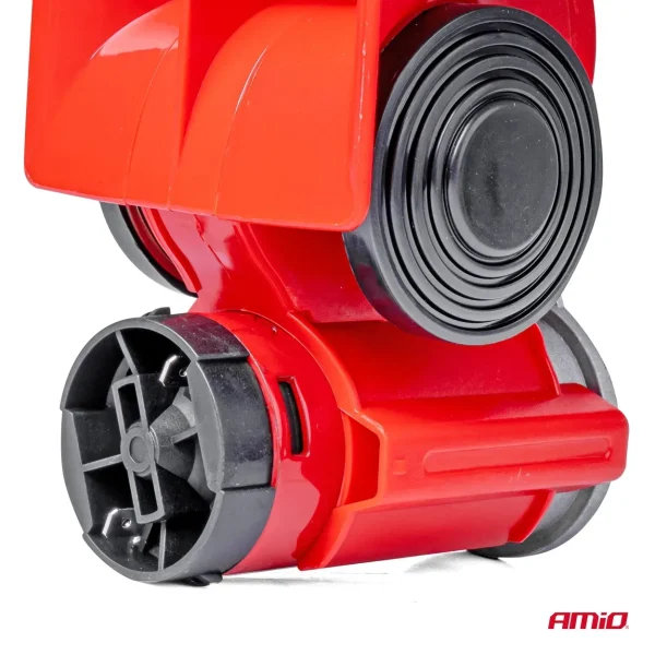 Claxon Bitonal Profesional cu compresor incorporat, model "Extra Loud" pana la 118 dB, tensiune alimentare 12V