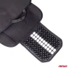 Husa scaun auto cu bile de masaj, suport lombar si tetiera, dimensiuni 131 x 46 cm, culoare Neagra