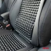 Husa scaun auto cu bile de masaj, suport lombar si tetiera, dimensiuni 147 x 68 cm, culoare Neagra