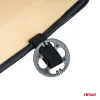 Husa scaun auto cu bile de masaj, suport lombar si tetiera, dimensiuni 147 x 68 cm, culoare Neagra