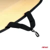 Husa scaun auto cu bile de masaj, suport lombar si tetiera, dimensiuni 147 x 68 cm, culoare Neagra