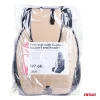 Husa scaun auto cu bile de masaj, suport lombar si tetiera, dimensiuni 147 x 68 cm, culoare Neagra