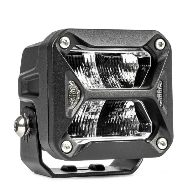 Proiector LED "PRO SERIES" cu doua functii pentru Off-Road, ATV, SSV, putere 18W, 1800lm, culoare 6000K, tensiune 10-30V, dimensiuni 82 x 78 x 76 mm