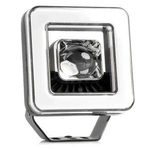 Proiector LED cu Angel Eye model AWL57, pozitie, semnalizare, faza lunga/scurta, pentru Off-Road, ATV, SSV, putere 45W, 8000lm, tensiune 9-36V, dimensiuni 114,5