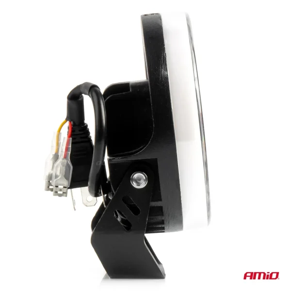 Proiector LED cu Angel Eye model AWL58, pozitie, semnalizare, faza lunga/scurta, pentru Off-Road, ATV, SSV, putere 45W, 8000lm, tensiune 9-36V, dimensiuni 114,5