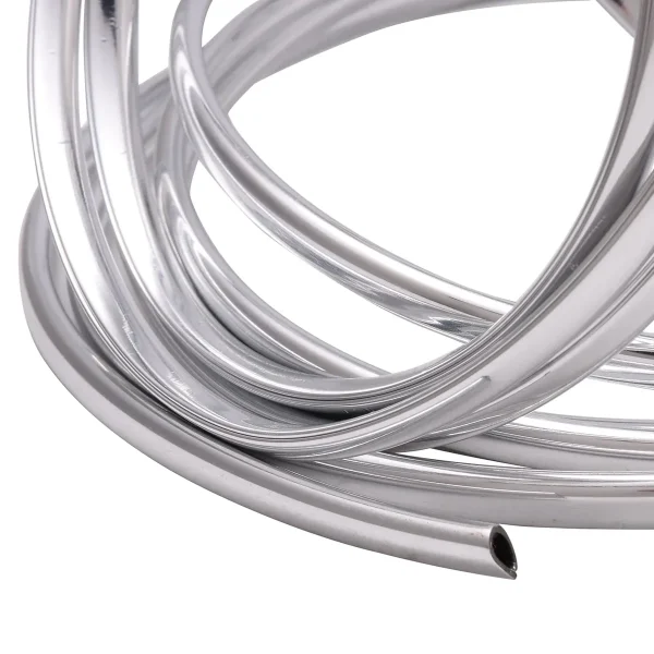 Rola Ornament Auto de tip "U" pentru muchii sau grila ventilatie, 15m liniari, culoare Crom SILVER