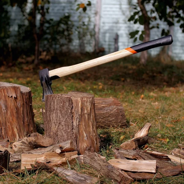 Topor pentru despicat, coada lemn, cu protectie, 2 kg, 8.5x71 cm, Richmann Exclusive