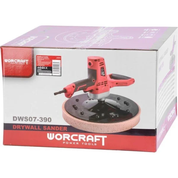 Masina de slefuit tencuiala, glet, rigips, 710 W, 390 mm, Worcraft 