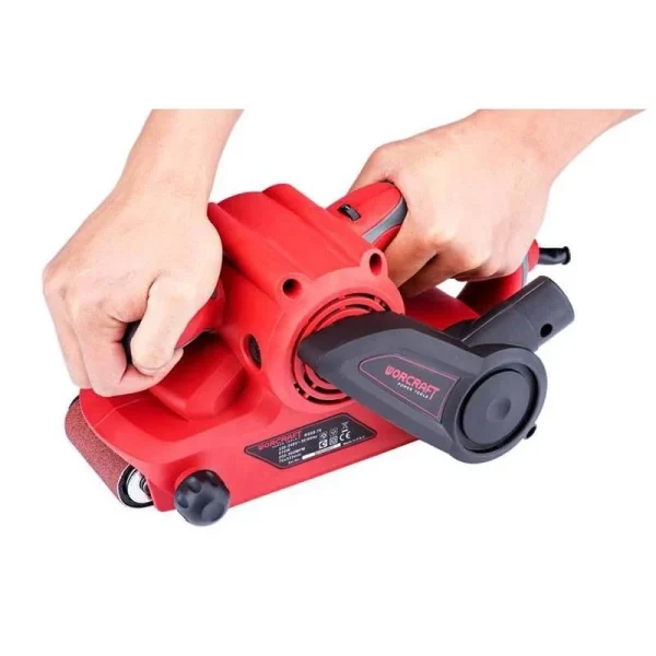 Masina de slefuit cu banda abraziva, 810 W, 76x533 mm, Worcraft