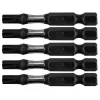 Set varfuri, biti, de impact, Torx, 1/4", 5 buc, T27x50 mm, Neo