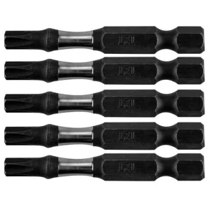 Set varfuri, biti, de impact, Torx, 1/4", 5 buc, T27x50 mm, Neo
