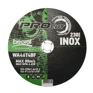 Disc debitat inox, 230x1.6 mm, Beorol