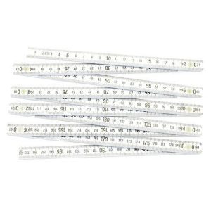 Metru tamplar din plastic alb