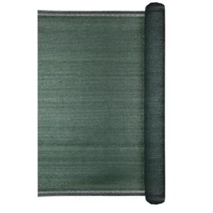 Plasa de umbrire, HDPE, 80 g/mp, grad de umbrire 80%, verde, 10x1.8 m 
