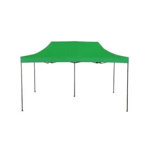 Pavilion pentru gradina/comercial, cadru metalic, pliabil, verde, 6x3x3 m, Elvis