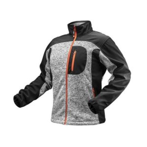 Hanorac tricotat intarit cu tesatura softshell