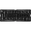 Set capete tubulare de impact TORX si IMBUS, sertar TIP A (385x150 mm) pentru dulap mobil, T30-T80, H5-H19, 1/2", 16 buc, RICHMANN EXCLUSIVE