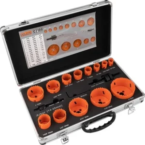 Carote bimetal pentru gaurit lemn, metal, set 16 piese, 19-76 mm, Richmann Exclusive