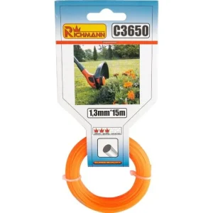 Fir rezerva motocoasa, trimmer, 1.3 mm x 15 m, Richmann